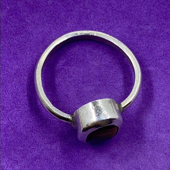 💛 Vintage Handmade Sterling Silver Tiger’s Eye Ring - Picture 3 of 6